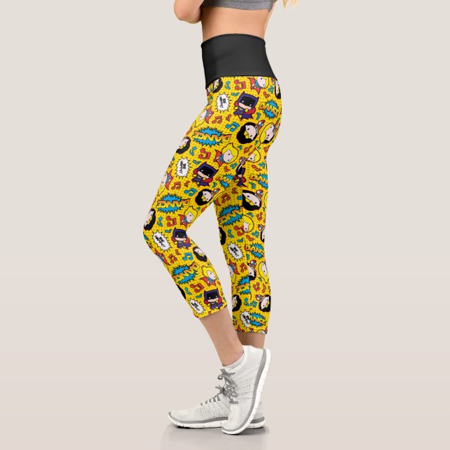 Chibi Heroine Dance Pattern Capri Leggings (Links)