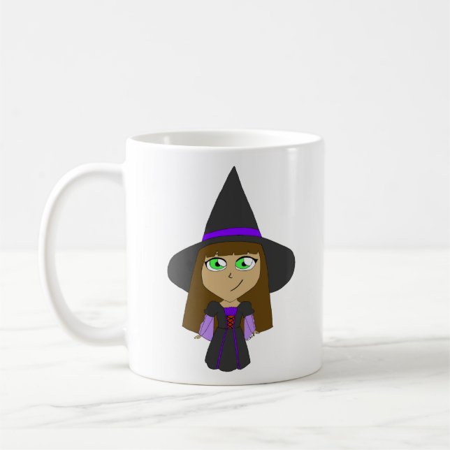 Chibi-Hexe Kaffeetasse (Links)