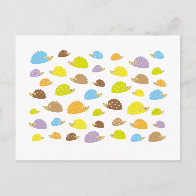 chibi Igel Postkarte (Vorderseite)