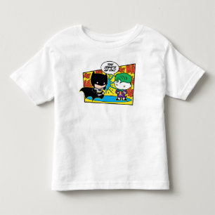 Chibi Joker Pranking Chibi Batman Kleinkind T-shirt