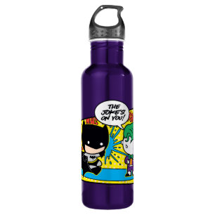 Chibi Joker Pranking Chibi Batman Trinkflasche