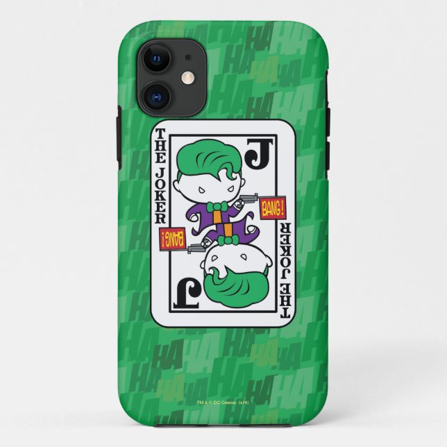Chibi Joker Spielkarte Case-Mate iPhone Hülle (Rückseite)