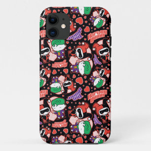 Chibi Joker und Harley Heart Pattern Case-Mate iPhone Hülle