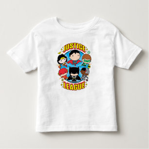 Chibi Justice League Group Kleinkind T-shirt