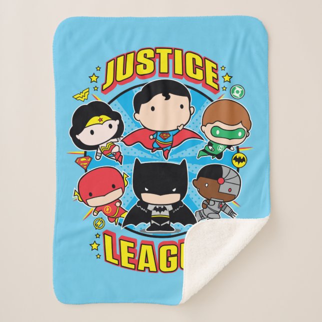 Chibi Justice League Group Sherpadecke (Vorderseite)