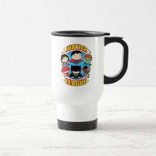 Chibi-Justice League-Gruppe Reisebecher