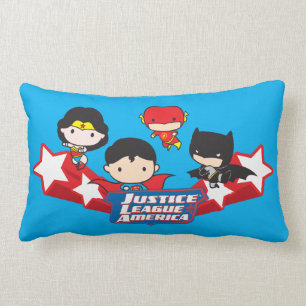 Chibi Justice League of America Sterne Lendenkissen