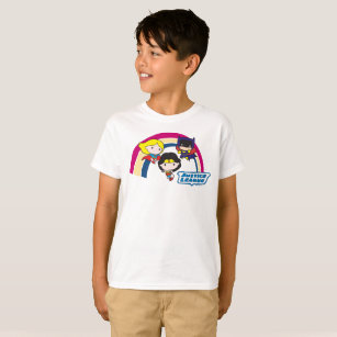 Chibi Justice League Rainbow T-Shirt