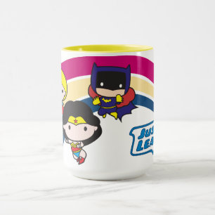 Chibi Justice League Regenbogen Tasse