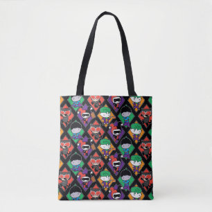 Chibi Justice League Villain Pattern Tasche