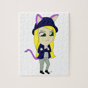 Chibi-Katze-Mädchen