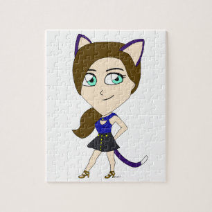 Chibi-Katze-Mädchen