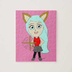 Chibi-Katzenmädchen