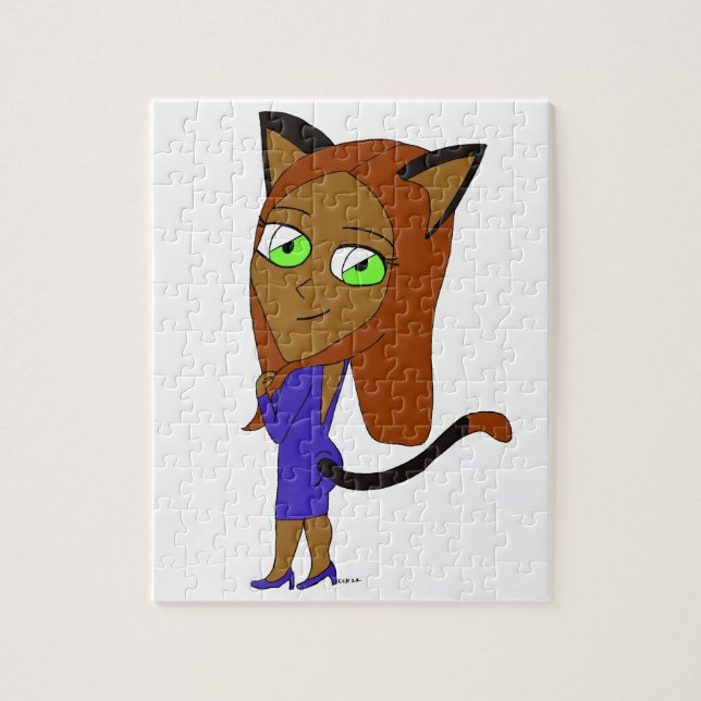 Chibi-Katzenmädchen  (Vertikal)