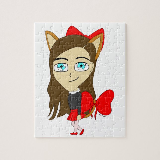 Chibi-Katzenmädchen (Vertikal)