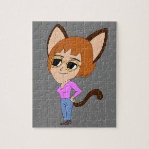 Chibi-Katzenmädchen