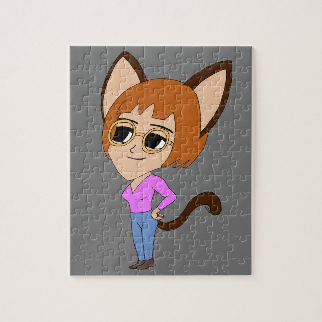 Chibi-Katzenmädchen (Vertikal)
