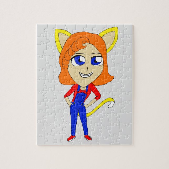Chibi-Katzenmädchen (Vertikal)