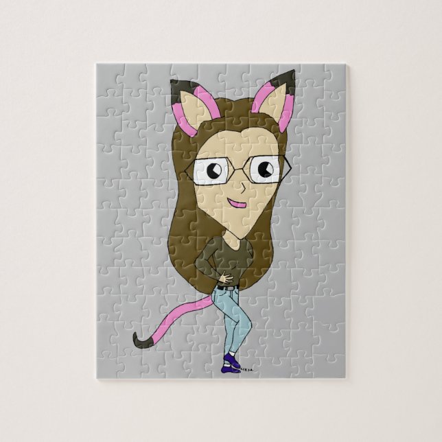 Chibi-Katzenmädchen (Vertikal)