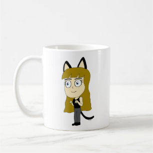 Chibi-Katzenmädchen    Kaffeetasse