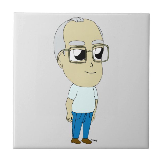 Chibi-Keramik Fliese (Vorderseite)