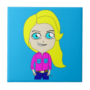 Chibi-Keramik Fliese