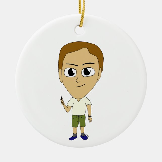Chibi Keramik Ornament (Vorne)