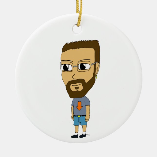 Chibi Keramik Ornament (Vorne)