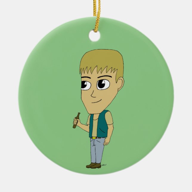 Chibi Keramik Ornament (Vorne)