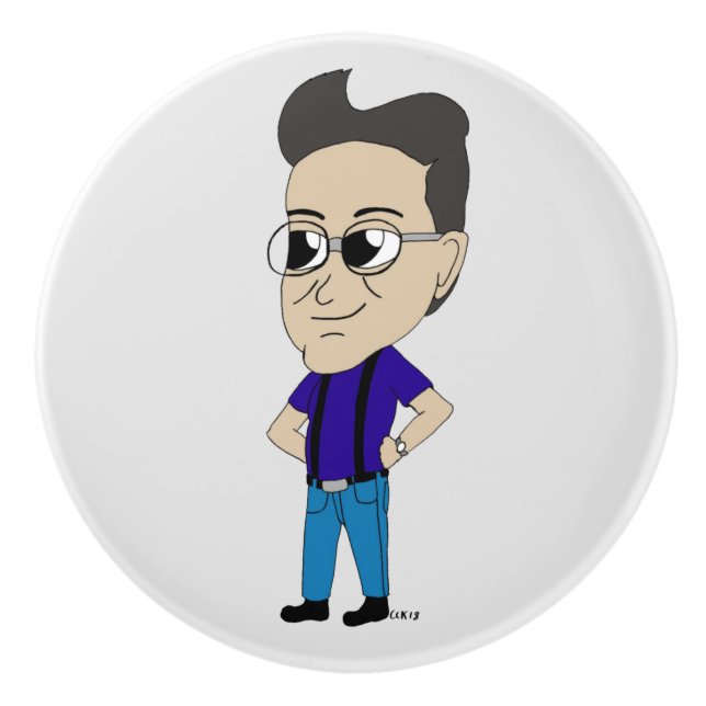 Chibi Keramikknauf (Vorderseite)