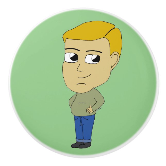 Chibi Keramikknauf (Vorderseite)