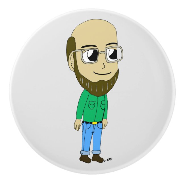 Chibi Keramikknauf (Vorderseite)