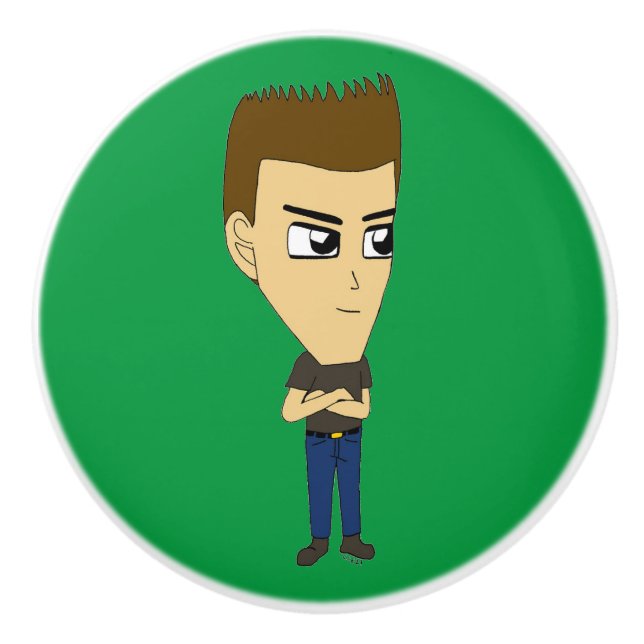 Chibi Keramikknauf (Vorderseite)