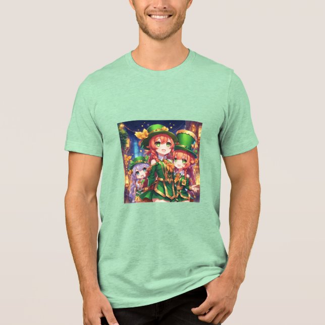 Chibi Kobolde  Tri-Blend Shirt (Vorderseite)