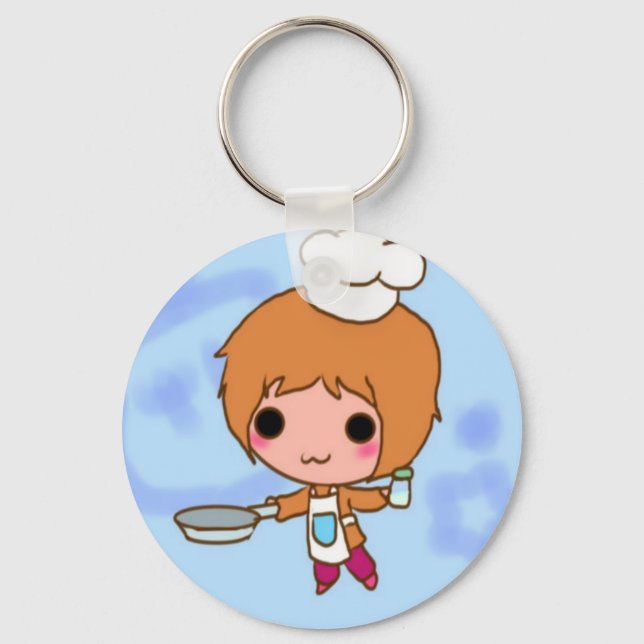 Chibi Koch Schlüsselanhänger (Vorderseite)