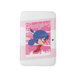 Chibi Ladybug in Paris Badematte
