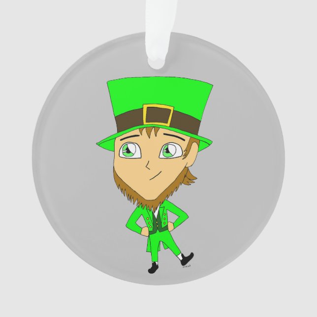 Chibi leprechaun ornament (Vorderseite)