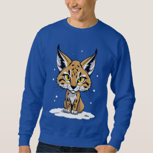 Chibi-Luchs im Schnee Sweatshirt