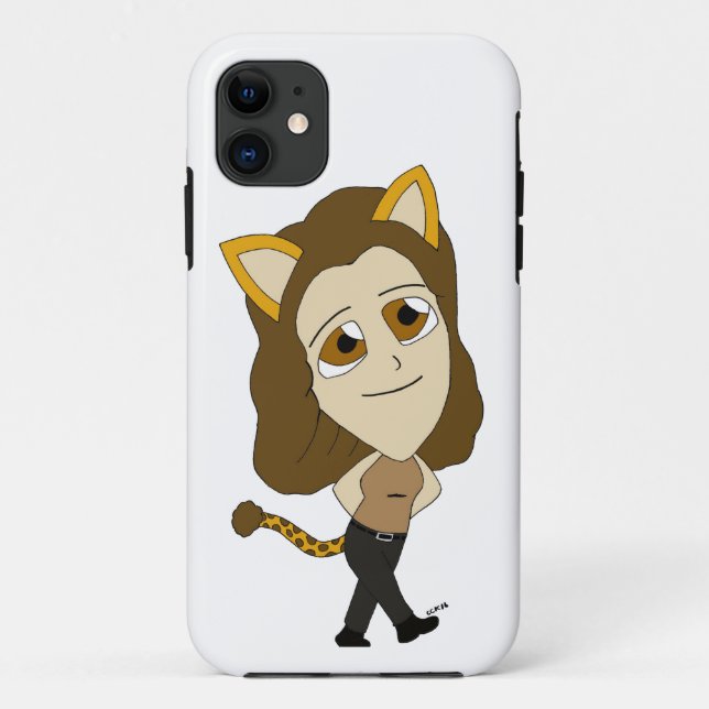Chibi-Mädchen Case-Mate iPhone Hülle (Rückseite)