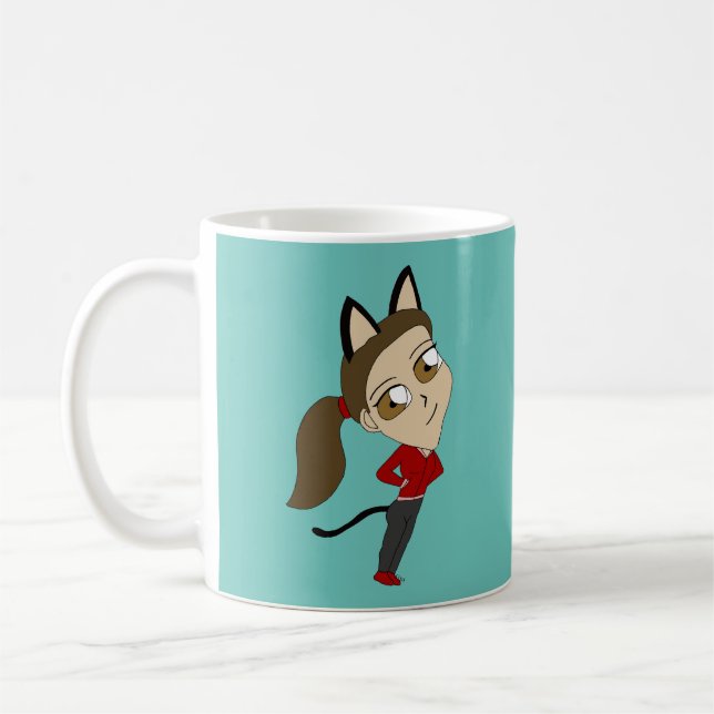 Chibi-Mädchen Kaffeetasse (Links)