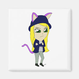 Chibi-Mädchen Magnet