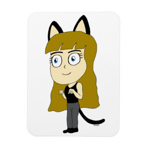 Chibi-Mädchen Magnet