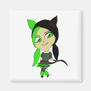 Chibi-Mädchen Magnet