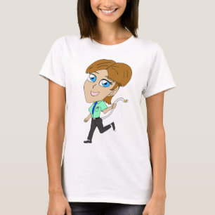 Chibi-Mädchen mit Schwanz T-Shirt
