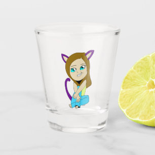 Chibi-Mädchen Schnapsglas