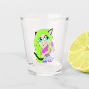 Chibi-Mädchen Schnapsglas