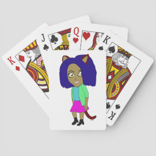 Chibi-Mädchen Spielkarten