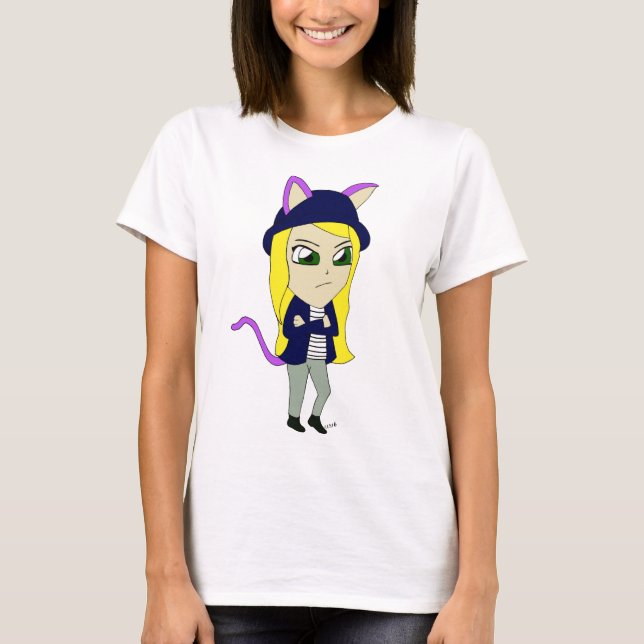 Chibi-Mädchen T-Shirt (Vorderseite)