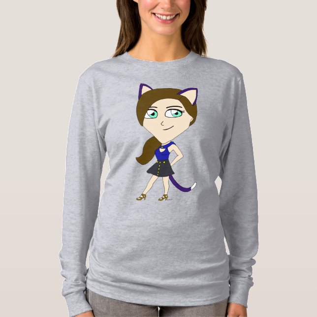 Chibi-Mädchen T-Shirt (Vorderseite)