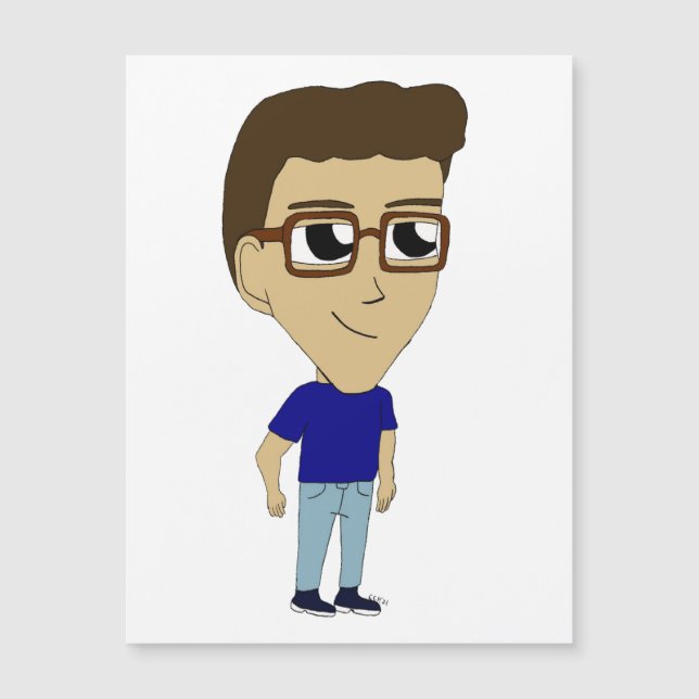 Chibi-Magnet Magnetkarte (Vorderseite)